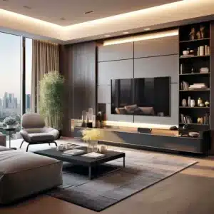 تصميم داخلي باستخدام مواد عالية الجودة