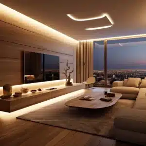تصميم داخلي فخم لشقة سكنية